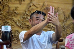 Maître Liu Deming en Chine 2017, nous apprenant à compter en chinois