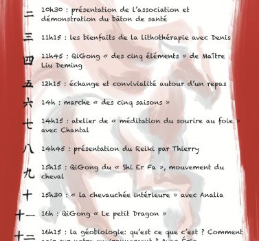 PROGRAMME DU DIMANCHE IER MARS 2026